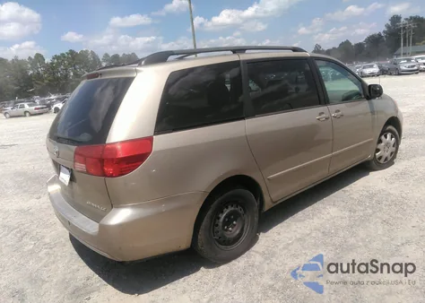 2004 Toyota Sienna Le из США, поврежденный, VIN 5TDZA23C24S161846